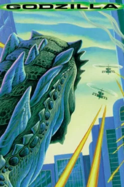 Postkarte Godzilla