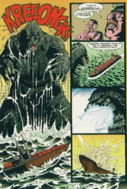 Postkarte Godzilla