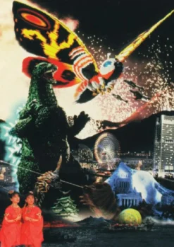 Postkarte Godzilla