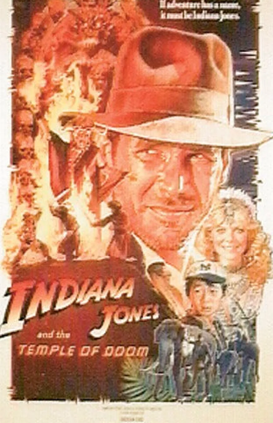 Postkarte Indiana Jones