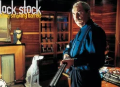 Postkarte Lock, Stock & two Smoking Barrels