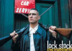 Postkarte Lock, Stock & two Smoking Barrels