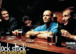 Postkarte Lock, Stock & two Smoking Barrels