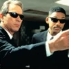 Postkarte Men in Black