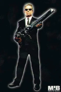 Postkarte Men in Black