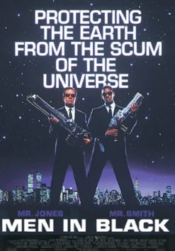 Postkarte Men in Black
