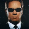 Postkarte Men in Black