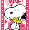 Postkarte Peanuts - be mine