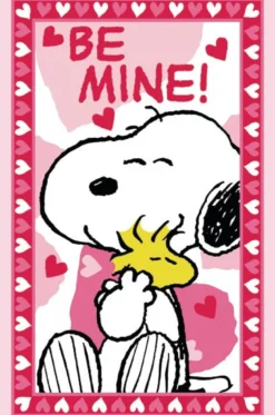 Postkarte Peanuts - be mine