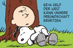 Postkarte Peanuts - Freundschaft