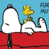 Postkarte Peanuts - für Mutti