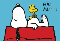 Postkarte Peanuts - für Mutti