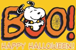 Postkarte Peanuts Happy Halloween!