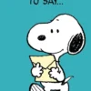 Postkarte Peanuts - I just wanted to Say...