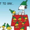 Postkarte Peanuts just to Say...