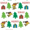 Postkarte Peanuts Merry Xmas