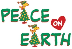 Postkarte Peanuts Peace on Earth