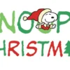 Postkarte Peanuts Snoopy Christmas!