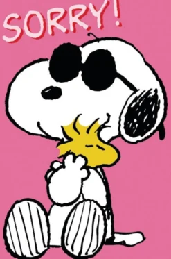 Postkarte Peanuts - Sorry