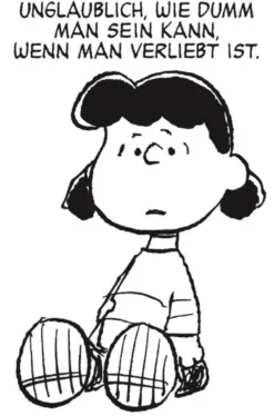 Postkarte Peanuts - Verliebt