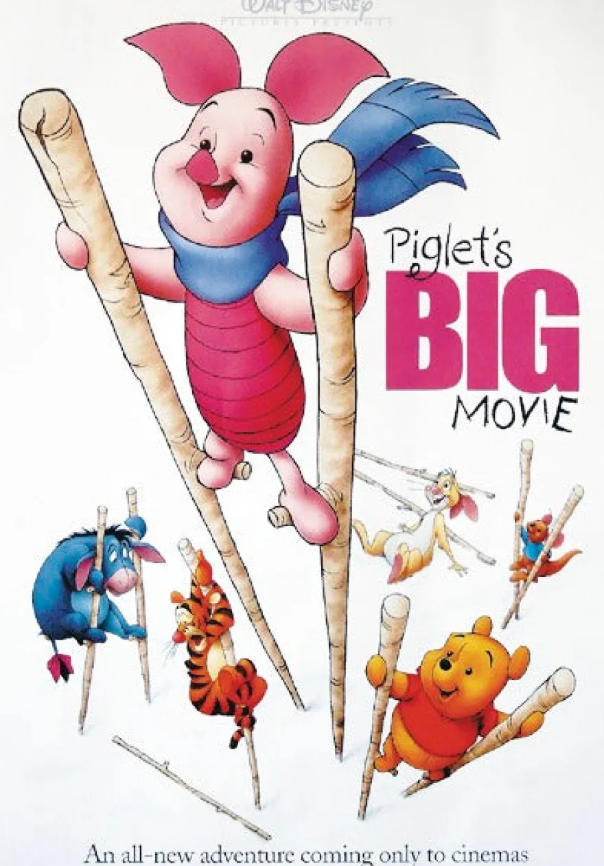 Postkarte Piglet'S Big Movie