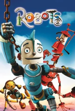 Postkarte Robots