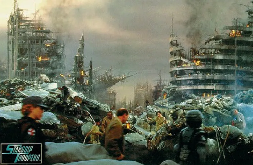 Postkarte Starship Troopers