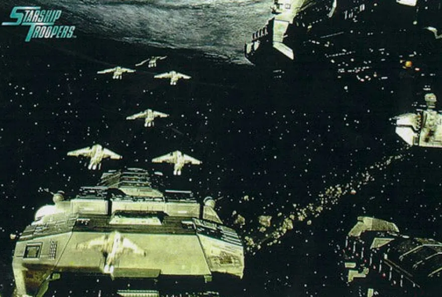 Postkarte Starship Troopers