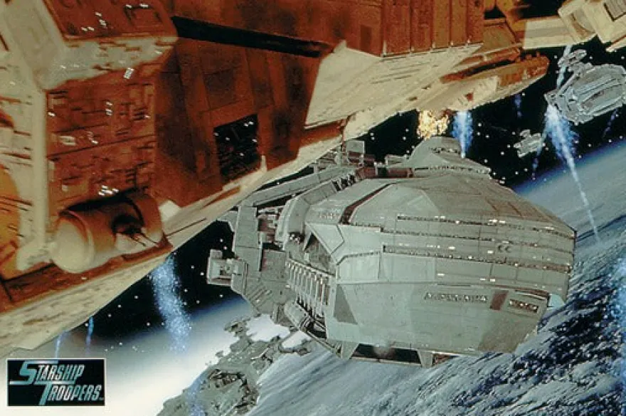 Postkarte Starship Troopers