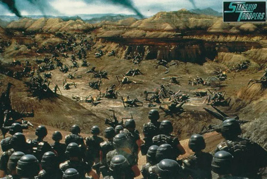 Postkarte Starship Troopers