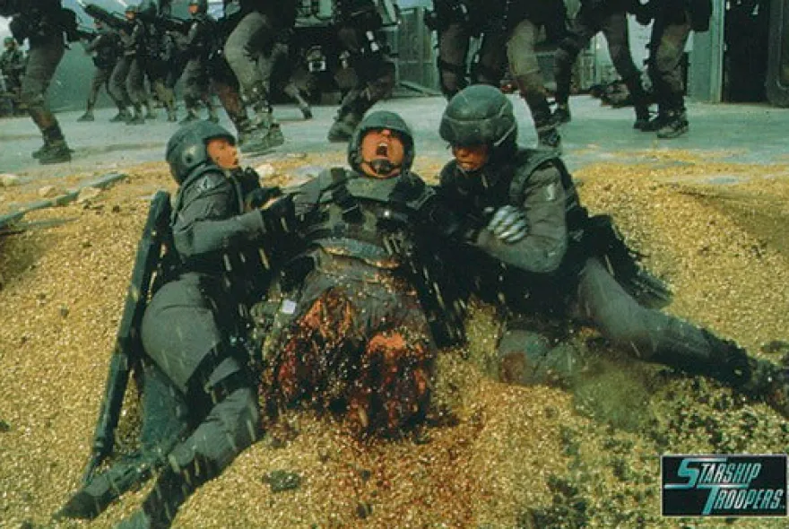 Postkarte Starship Troopers