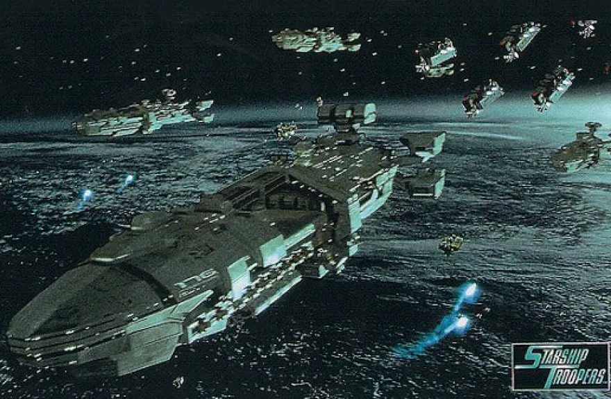 Postkarte Starship Troopers
