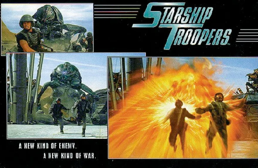 Postkarte Starship Troopers
