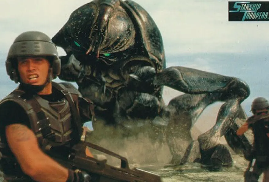 Postkarte Starship Troopers