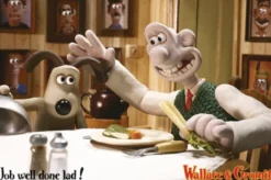 Postkarte Wallace & Gromit the Curse of the Were-Rabbit