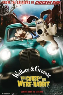 Postkarte Wallace & Gromit the Curse of the Were-Rabbit