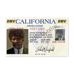 Pulp Fiction Bad Mother Fucker Set Börse & Anhänger & Schein