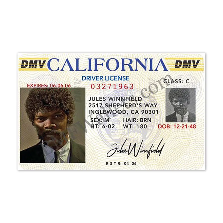 Pulp Fiction Bad Mother Fucker Set Börse & Anhänger & Schein