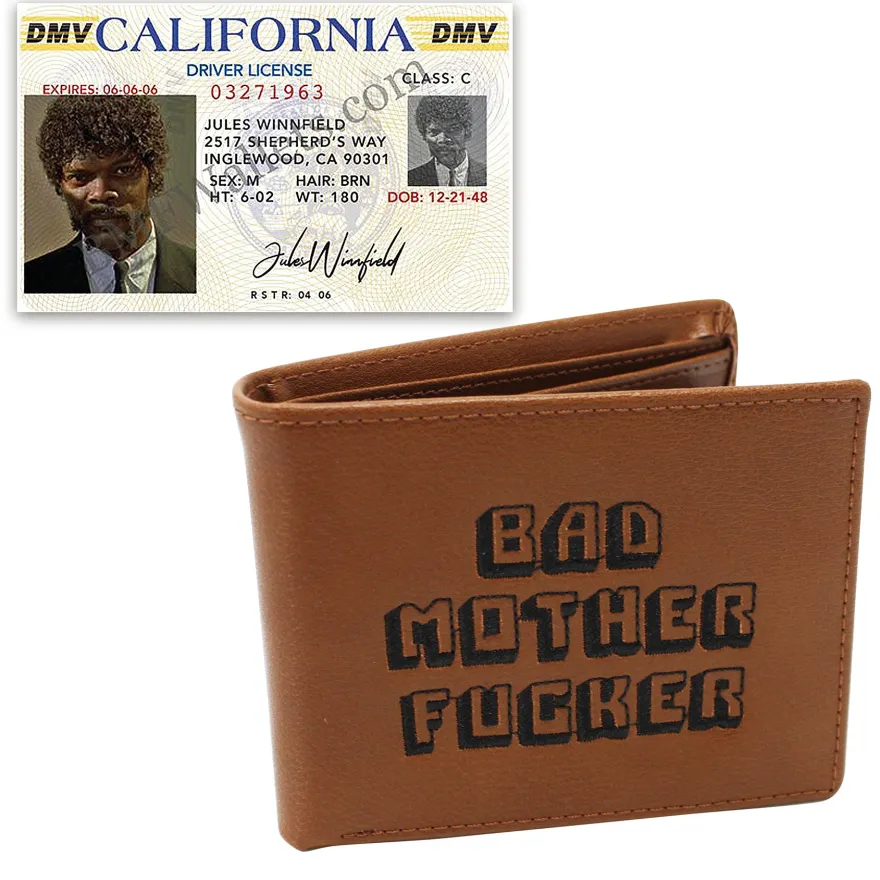 Pulp Fiction Bad Mother Fucker Geldbeutel Set