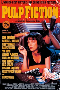 Pulp Fiction Poster 2er-Set Hauptplakat & Guns