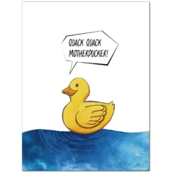 Quack Quack Motherducker! Kunstdruck Madeleine