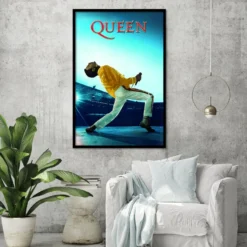 Queen live at Wembley Poster