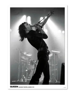 Queen Poster Freddie Mercury Rainbow Theatre London, 1974 - 61x91,5 cm