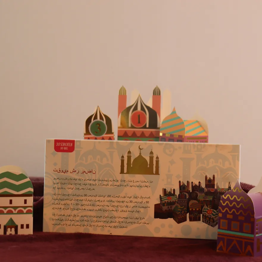 Ramadan Kalender mit 30 Schachteln