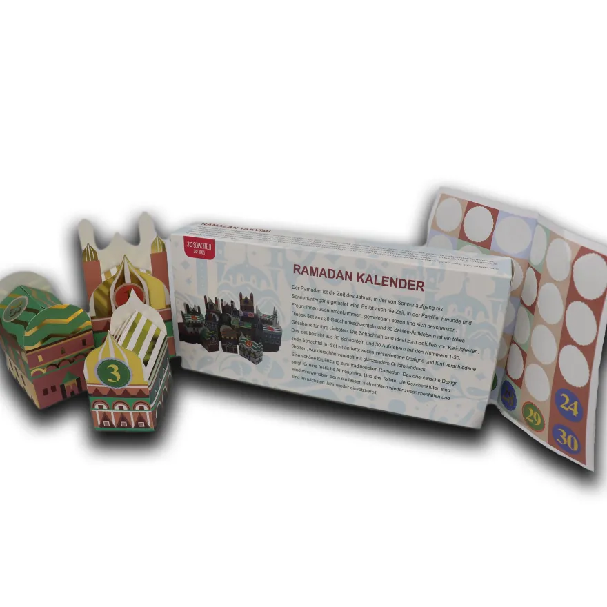 Ramadan Kalender mit 30 Schachteln