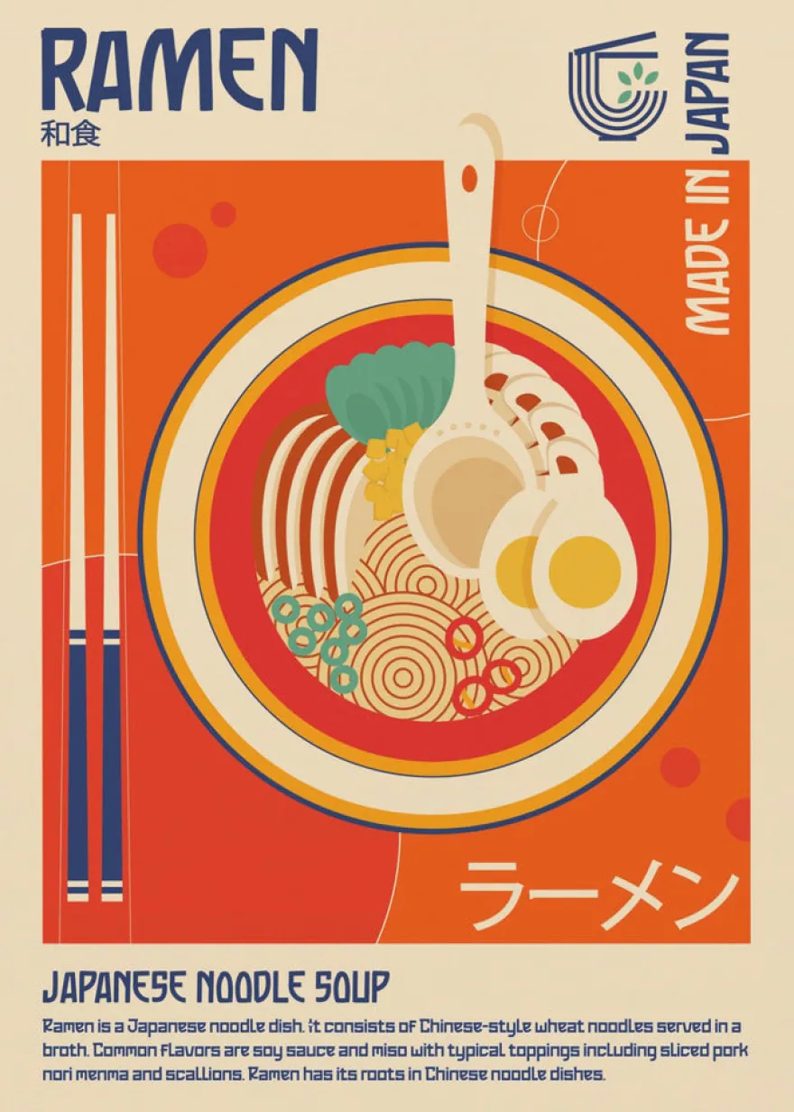 Ramen Japanese Food Print