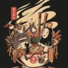 Ramen Pool Party Kunstdruck Vincent Catana
