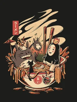 Ramen Pool Party Kunstdruck Vincent Catana