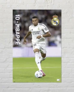 Real Madrid Poster Mbappé