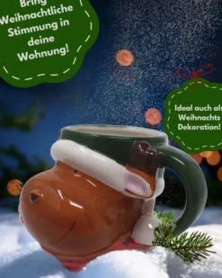 Rentier Tasse 3D